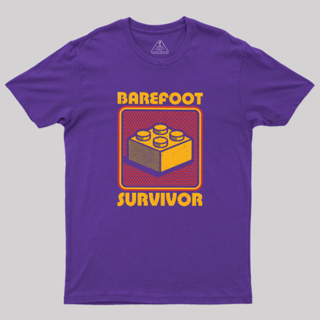 Foot Brick Survivor Geek T-Shirt