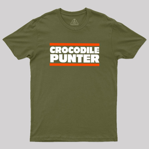 Crocodile Punter Geek T-Shirt
