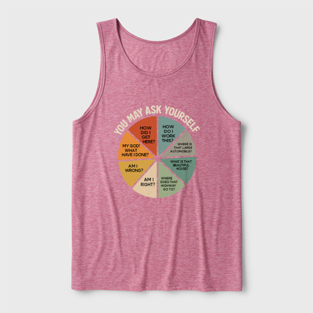 You May Ask Yourself Ultra Soft Heather Tank
