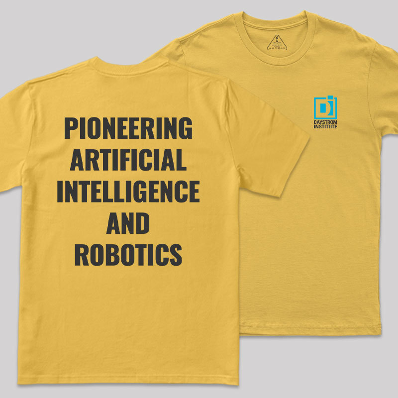 Robotics Revolution Front and Back Printing Geek T-Shirt