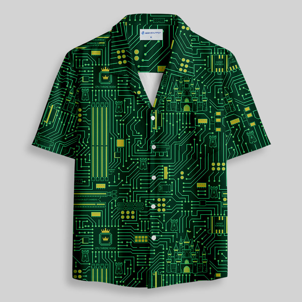 Circuit Castle Button Up Pocket Shirt