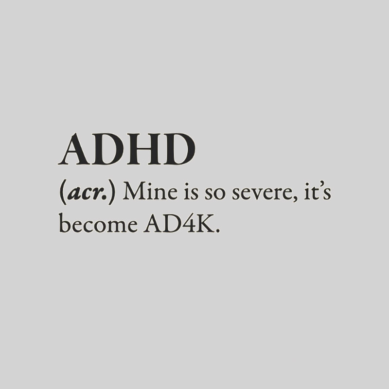 Attention Deficit Hyperactivity Disorder Geek T-Shirt