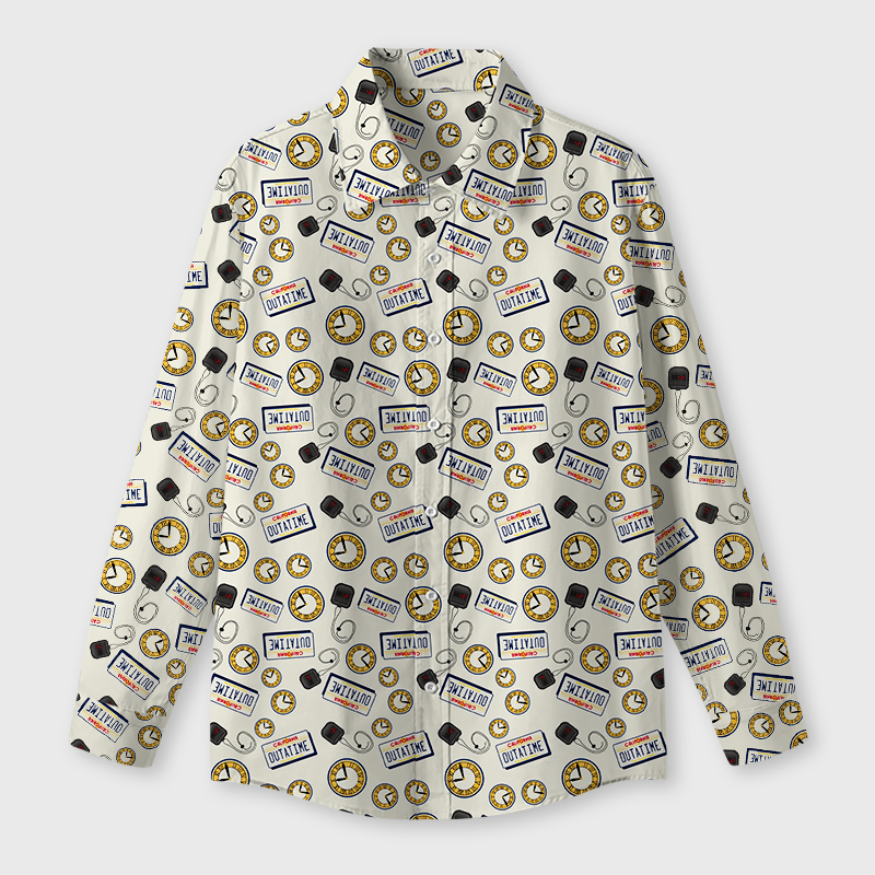 Time Traveler's Memo Geek Long-Sleeved Shirt