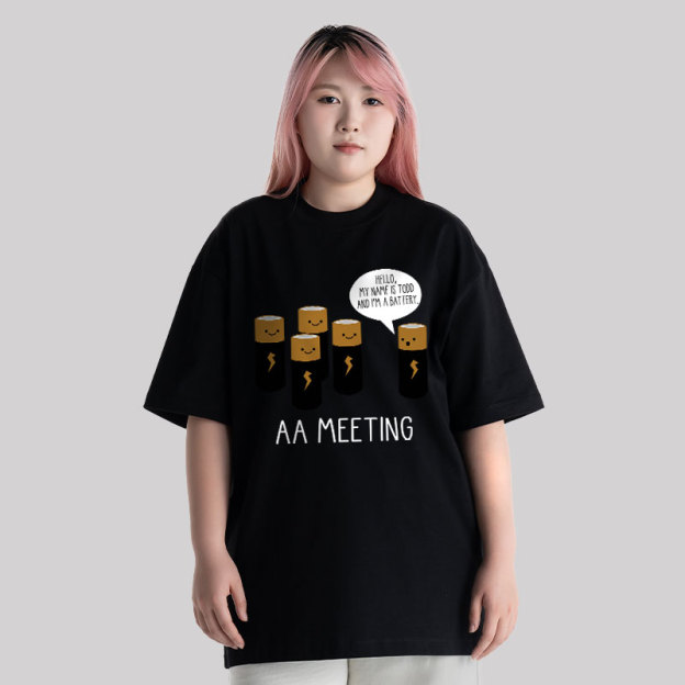 AA MEETING Unisex Oversized T-shirt