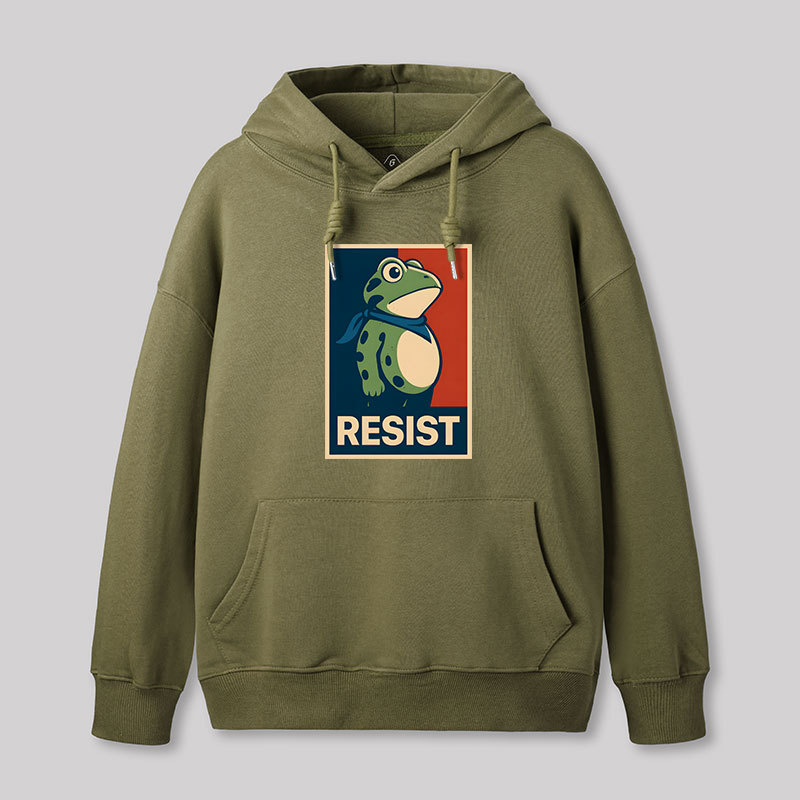 Frog Protest Geek Hoodie