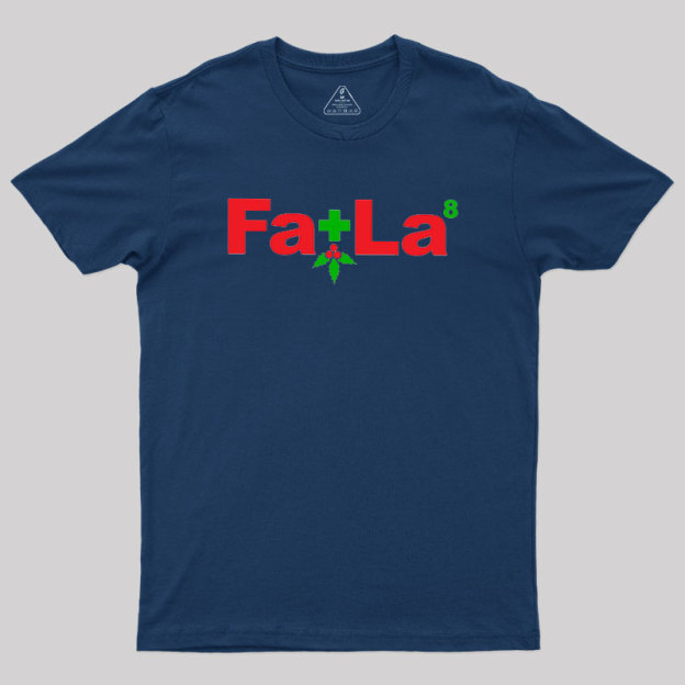 Fa La Equation Christmas Geek T-Shirt