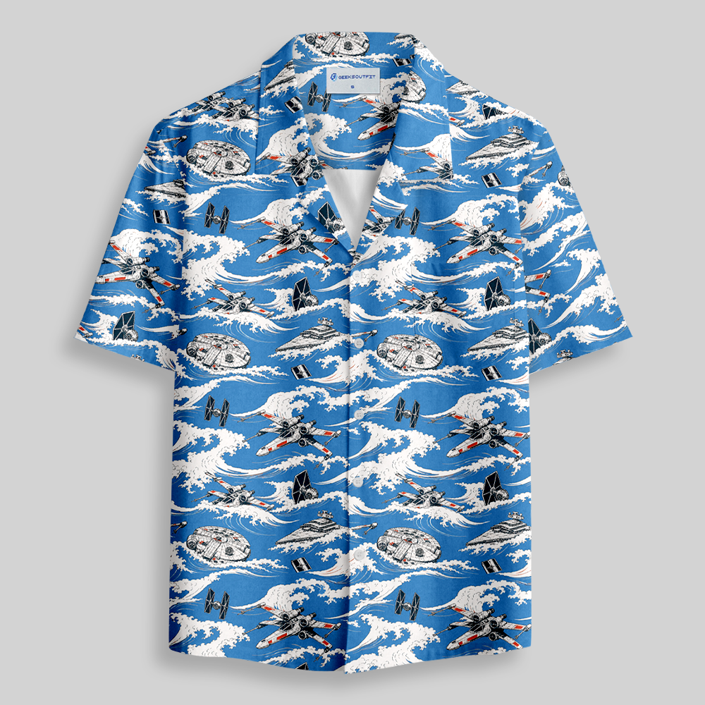 Geeksoutfit Off-World Relic Button Up Pocket Shirt for Sale
