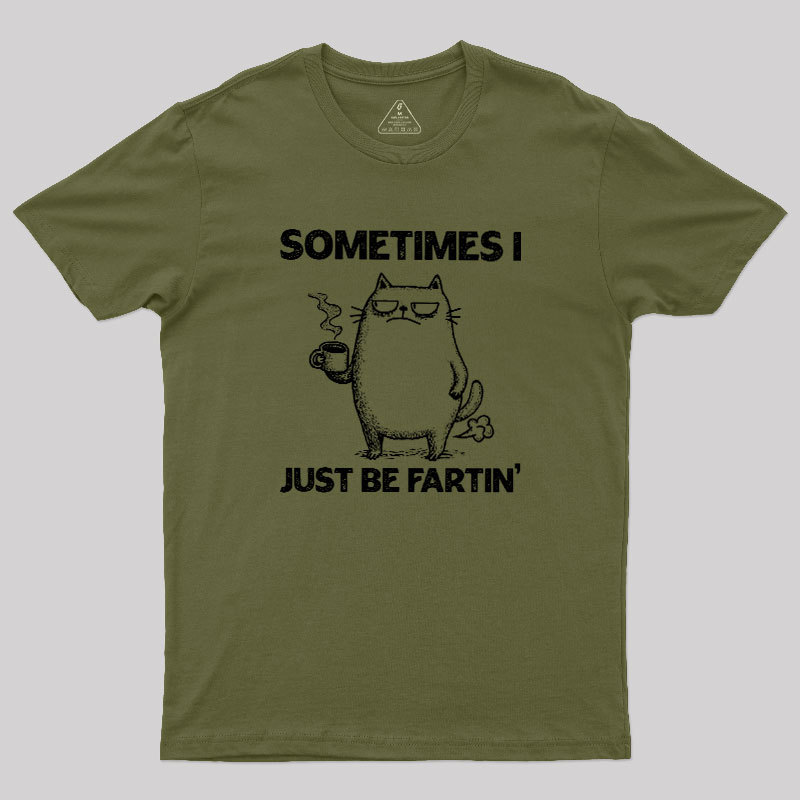 Fartin' Cat Chronicles Geek T-Shirt