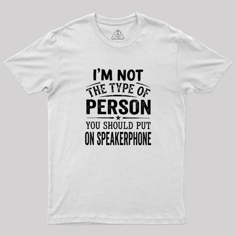 Off Speaker Geek T-Shirt
