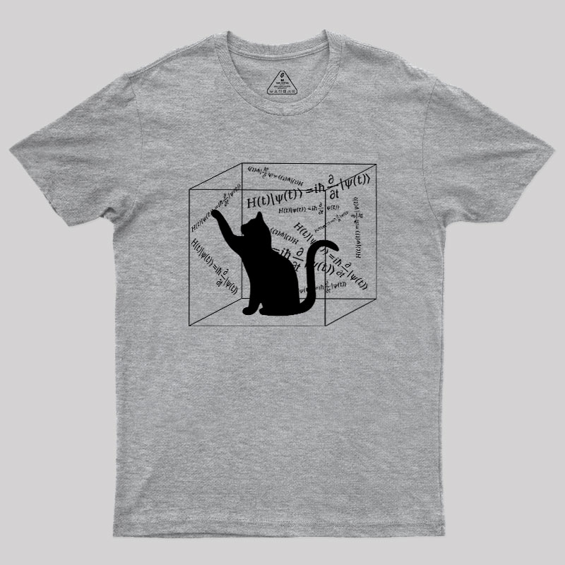 Schrodinger Cat In The Box Geek T-Shirt
