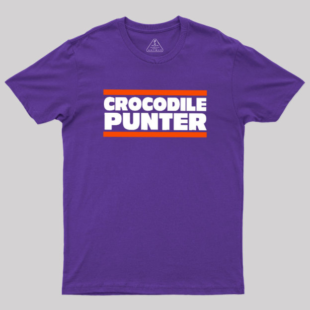 Crocodile Punter Geek T-Shirt