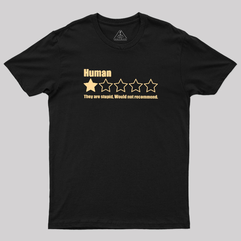 Human One Star Geek T-Shirt