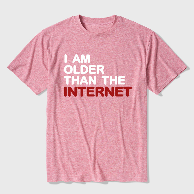 I Am Older Than The Internet Ultra Soft Heather Tee