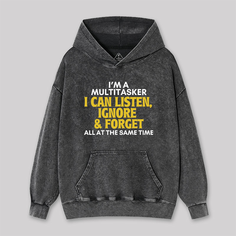 Sarcastic Washed Hoodie