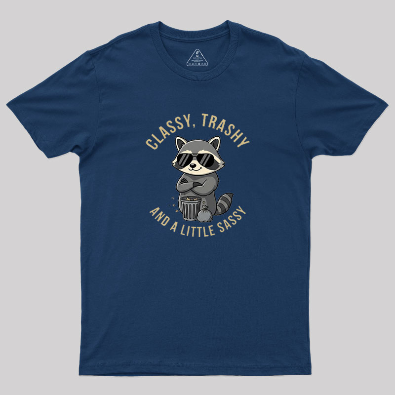 Classy Raccoon Geek T-Shirt