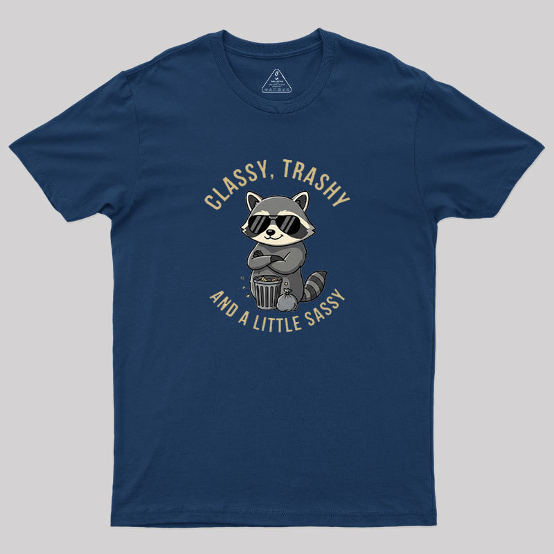 Classy Raccoon Geek T-Shirt