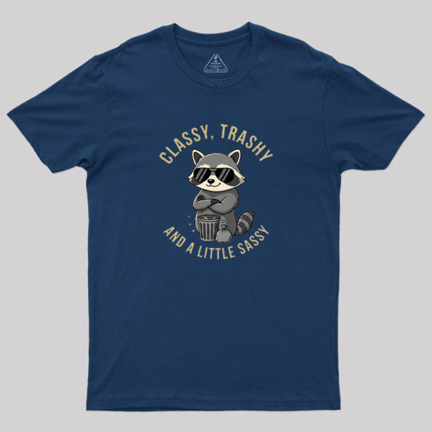 Classy Raccoon Geek T-Shirt
