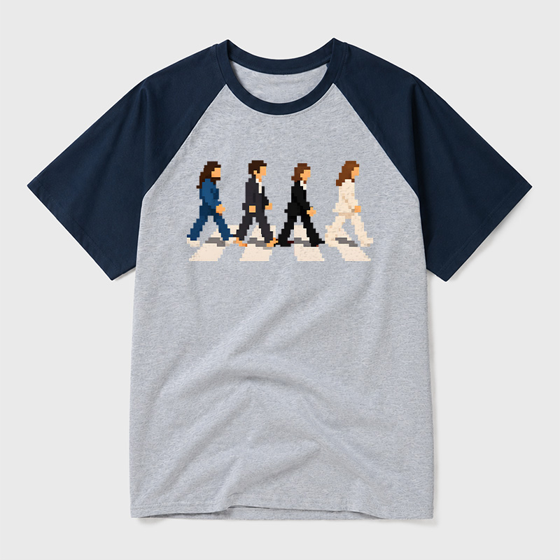 Crossing The Road Raglan T-shirt