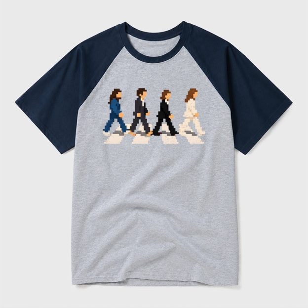 Crossing The Road Raglan T-shirt