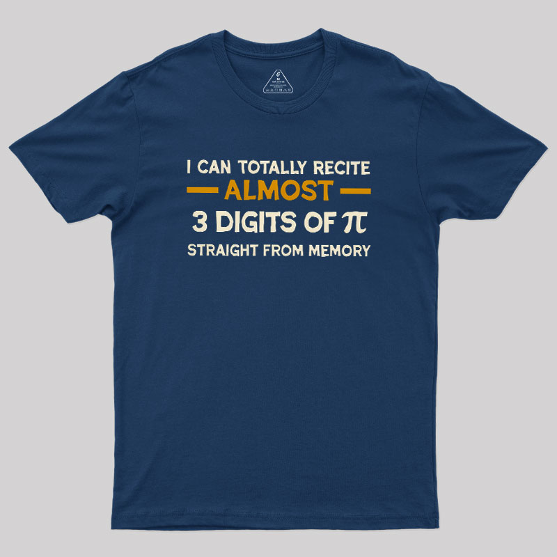 3 Digits Of Pi Geek T-Shirt