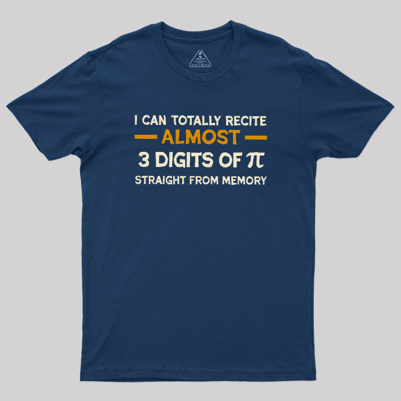 3 Digits Of Pi Geek T-Shirt