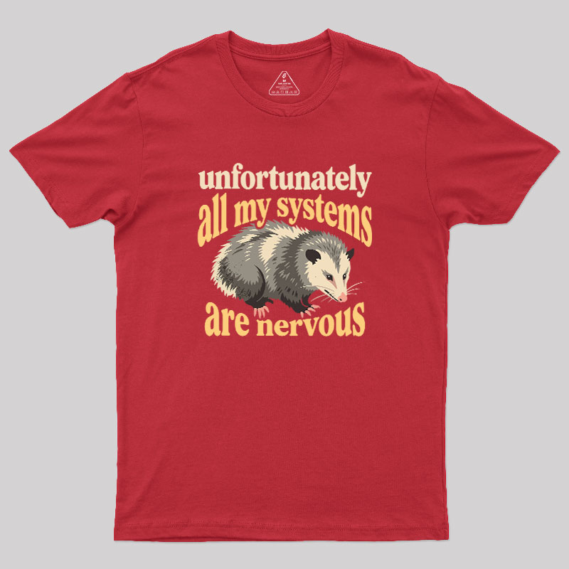 System Error Anxiety Geek T-Shirt