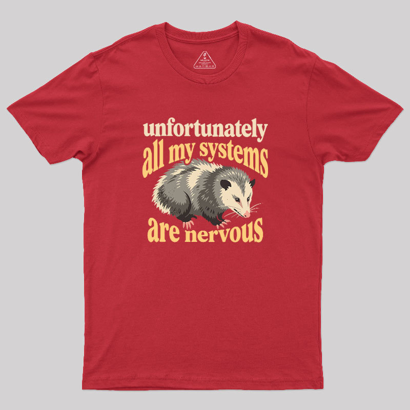 System Error Anxiety Geek T-Shirt