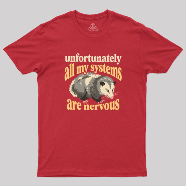 System Error Anxiety Geek T-Shirt