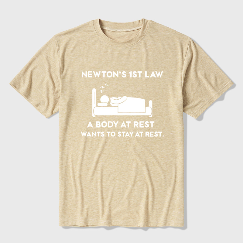 Newton's First Law Ultra Soft Heather Tee