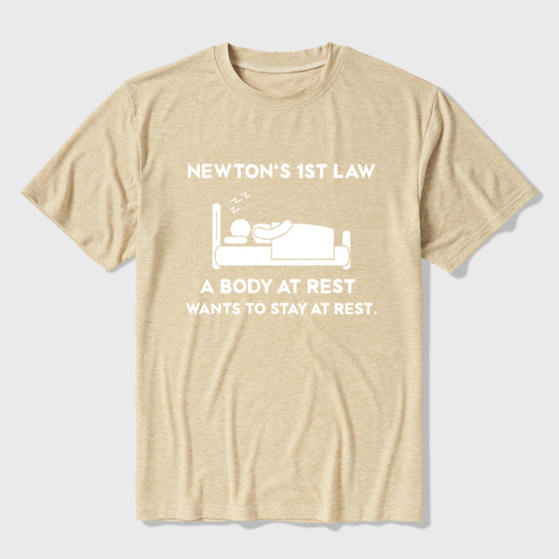 Newton's First Law Ultra Soft Heather Tee