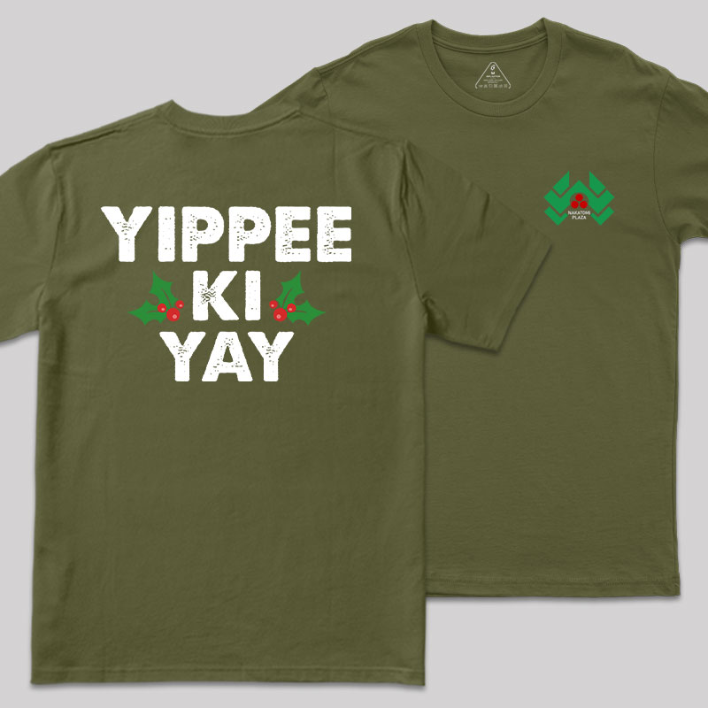 Yippee Ki Yay Front and Back Printed Geek T-Shirt