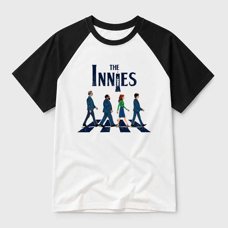 The Innies Geek Retro Raglan T-Shirt