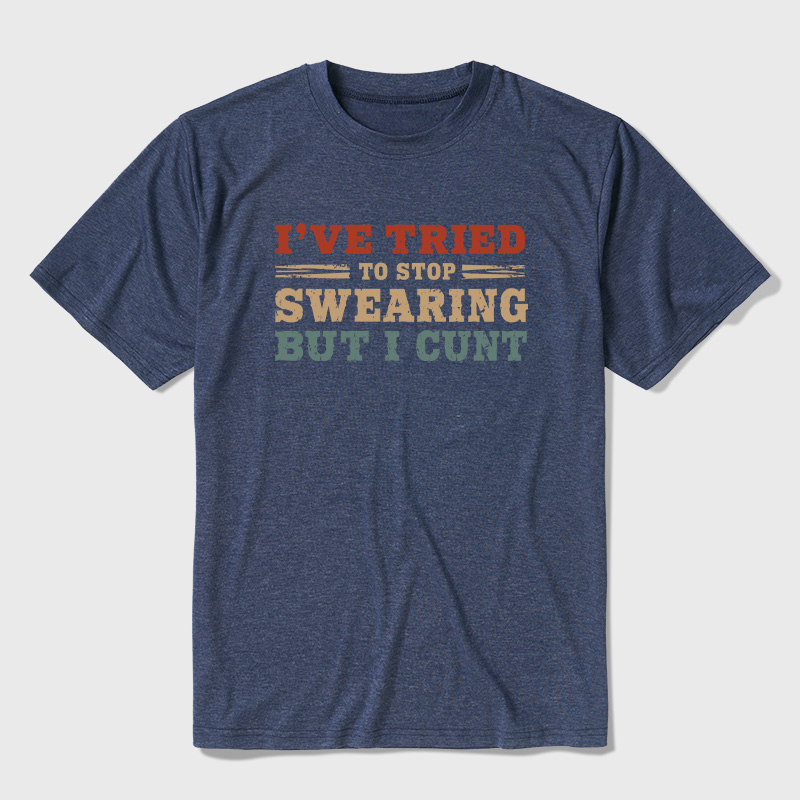 I've Tried To Stop Swearing But I Cunt Sunset Ultra Soft Heather Tee