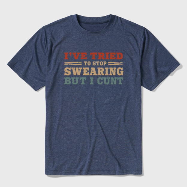 I've Tried To Stop Swearing But I Cunt Sunset Ultra Soft Heather Tee