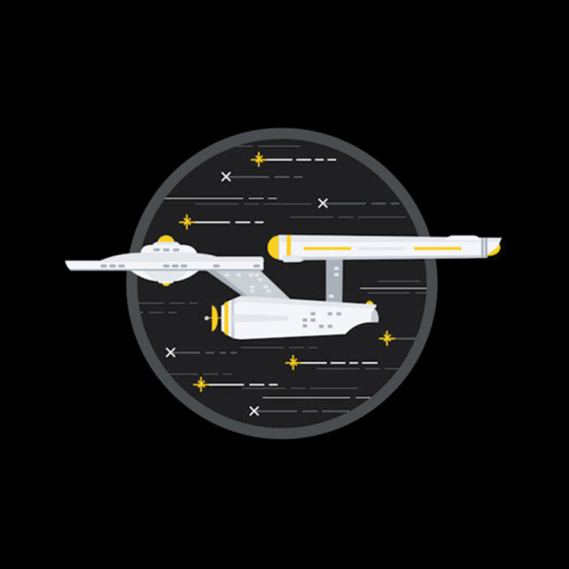Star Ship Enterprise Geek T-Shirt