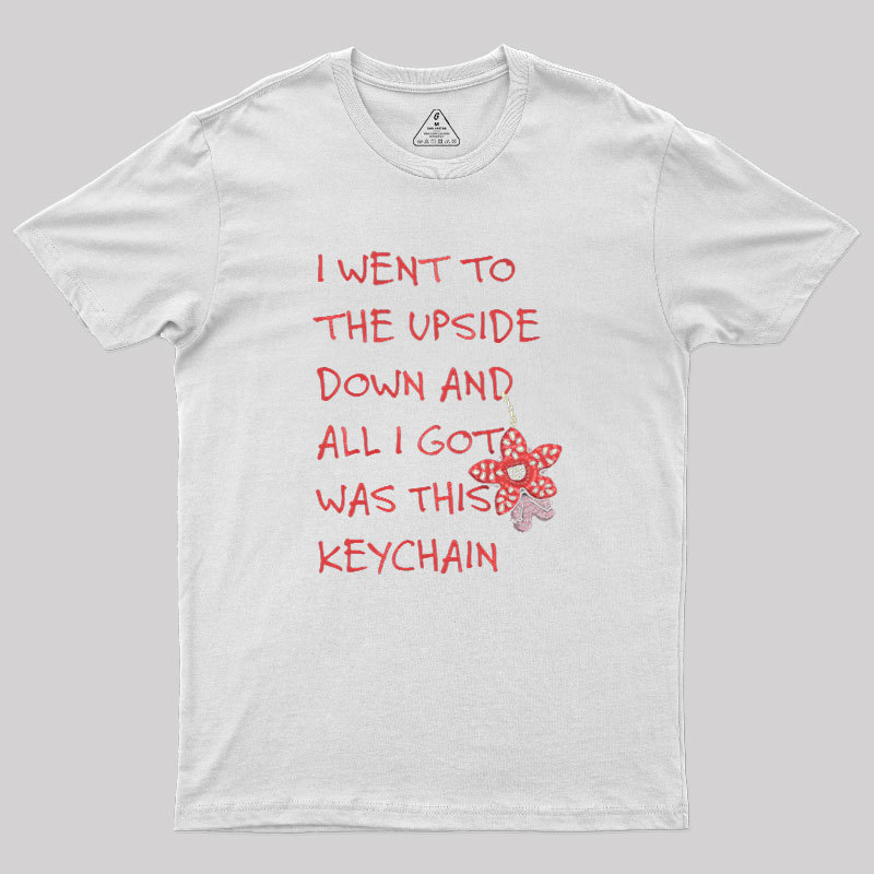 Upside Down Keychain Geek T-Shirt