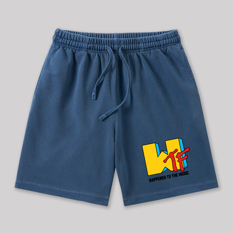WTF Happened To The Music Geeky Washed Shorts