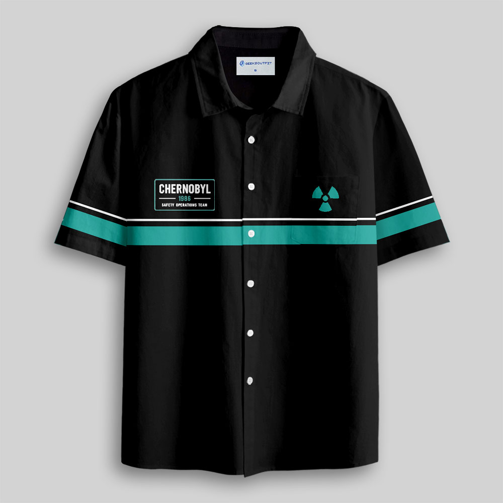 Chernobyl 1986 Button Up Pocket Shirt