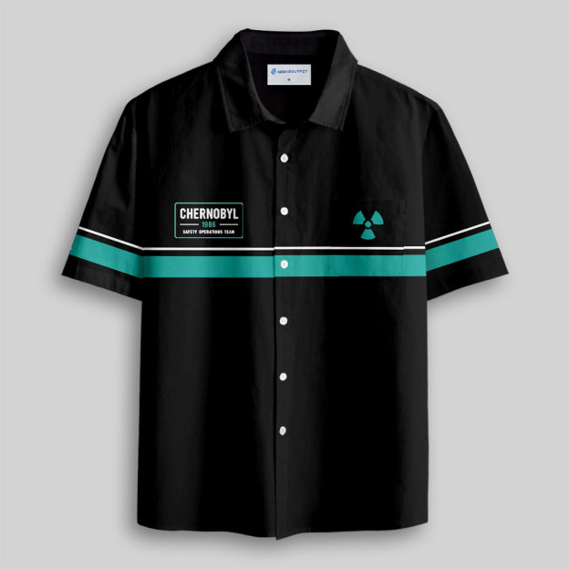 Chernobyl 1986 Button Up Pocket Shirt