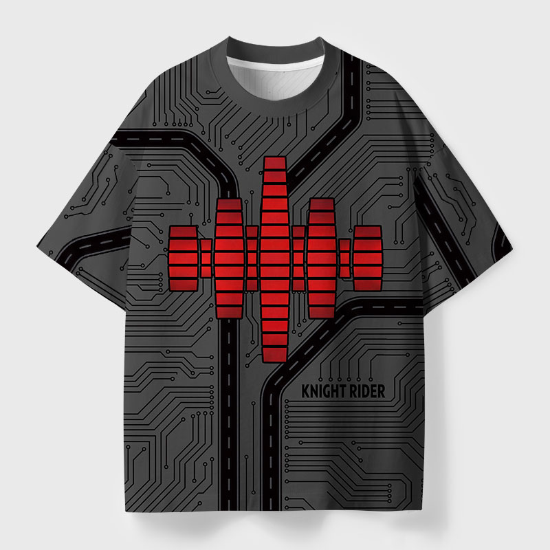 Knight Rider Geek All-Over Print T-Shirt