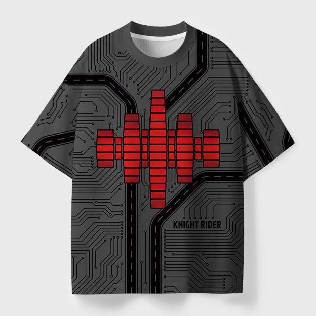Knight Rider Geek All-Over Print T-Shirt