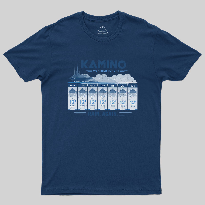 Kamino Rain Report Geek T-Shirt