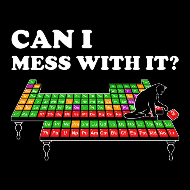 Felines Science Periodic Table Cat Geek T-Shirt