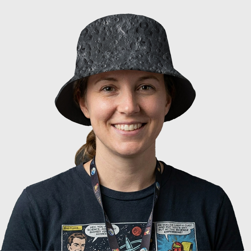 Lunar Surface Geek Bucket Hat