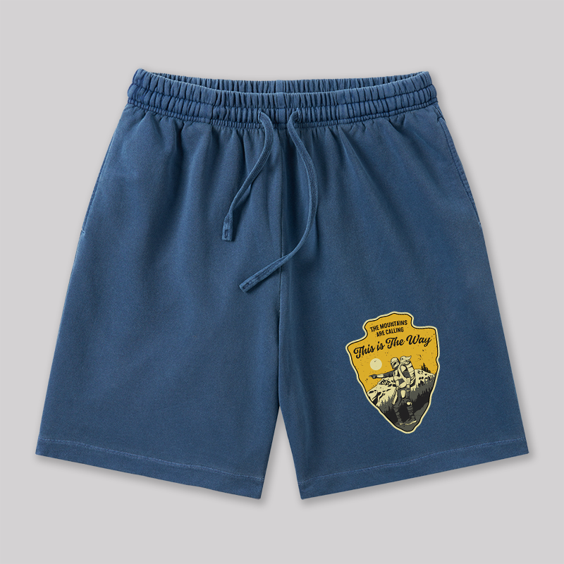 This is the Way Geeky Washed Shorts