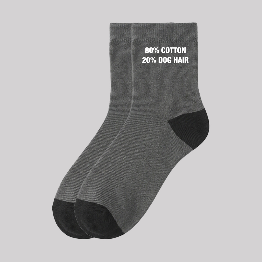 80 Cotton 20 Dog Hair Geek Cotton Daily Socks