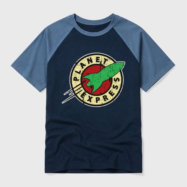 Planet Express Geek Retro Raglan T-Shirt