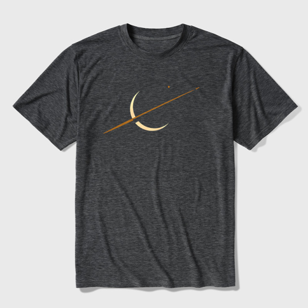 Minimal Cosmic Rocket Ultra Soft Heather Tees