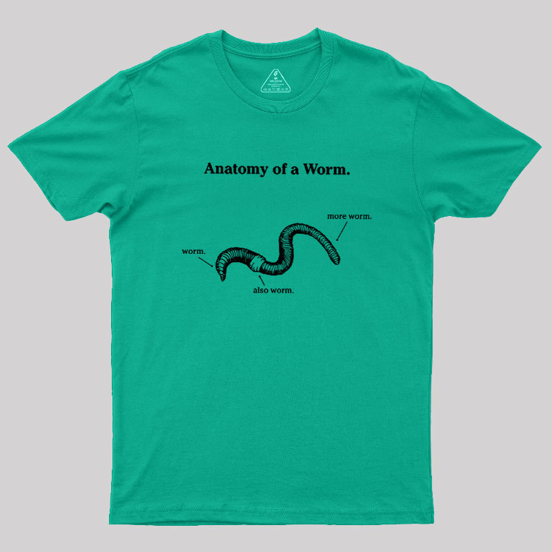 Anatomy Of A Worm Geek T-Shirt