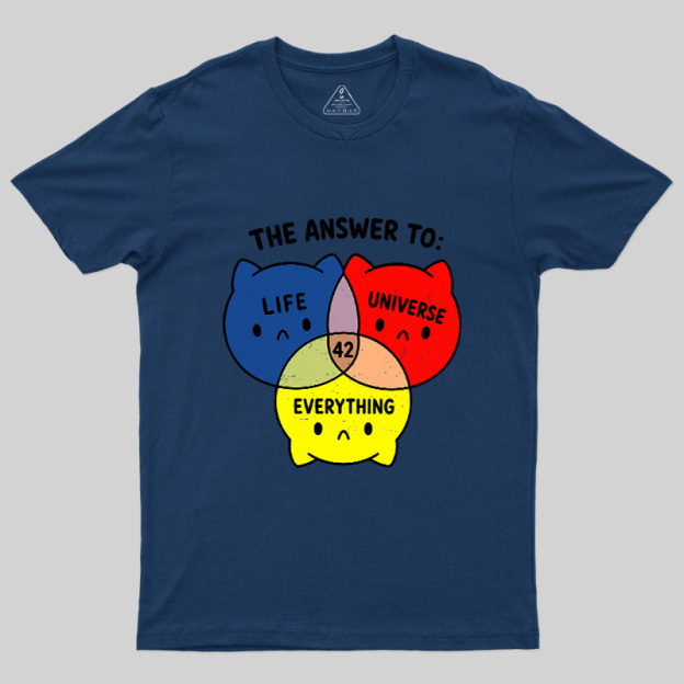 The Answer To Everything 42 Geek T-Shirt